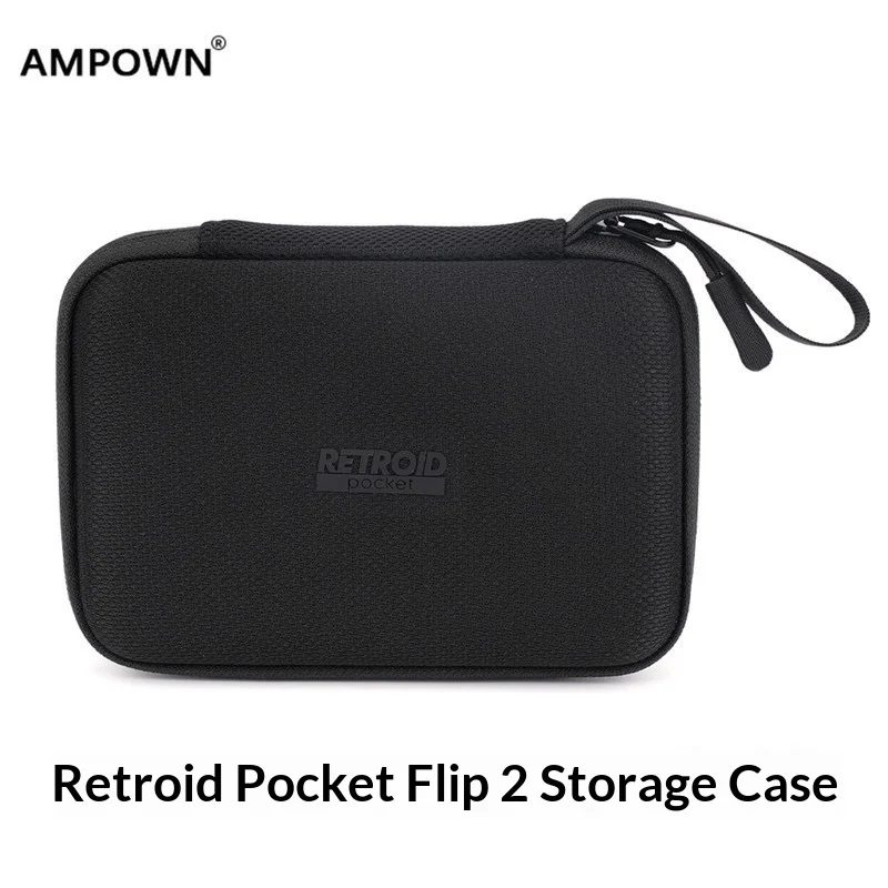 

Сумка для хранения игровой консоли AMPOWN Retroid Pocket Flip 2 в комплекте с ремешком для переноски аксессуаров