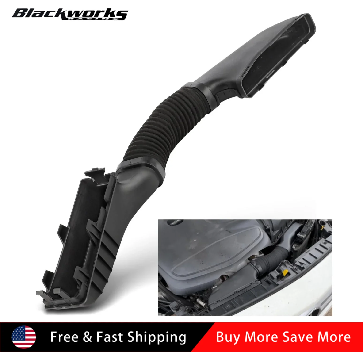 

2700900601 2700900282 Air Cleaner Intake-Inlet Duct Hose For Mercedes-Benz 2010-2011 B200 Base 2.0L 2013-2016 A180 Base 1.6L