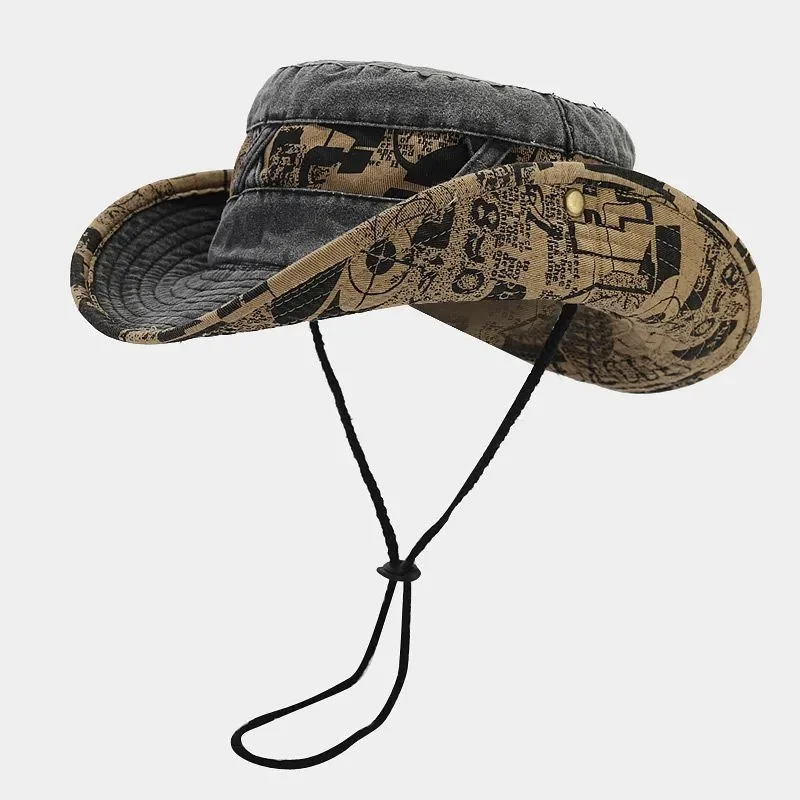 2024 Four Seasons Cotton Letter Embroidery Pattern Bucket Hat Fisherman Hat Outdoor Travel Sun Cap For Men And Women 153