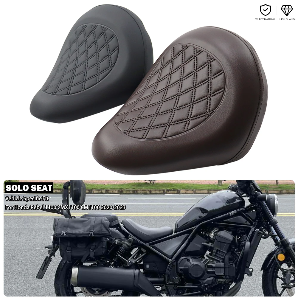 

Motorcycle Solo Seats Rider Saddle Driver Pillion Fit For Honda Rebel 1100 CMX 1100 CM1100 CMX1100 Rebel1100 2021 2022 2023 2024