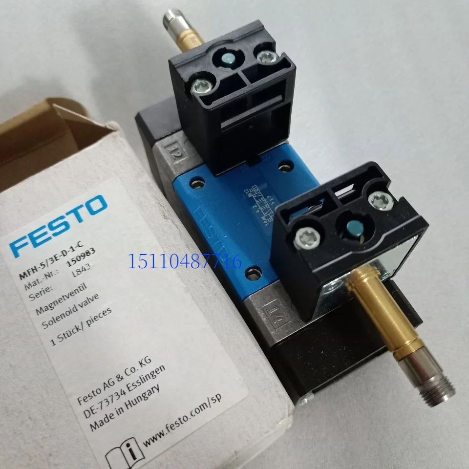 Festo FESTO Pneumatic Solenoid Valve MFH-5/3E-D-1-C 150983 In Stock