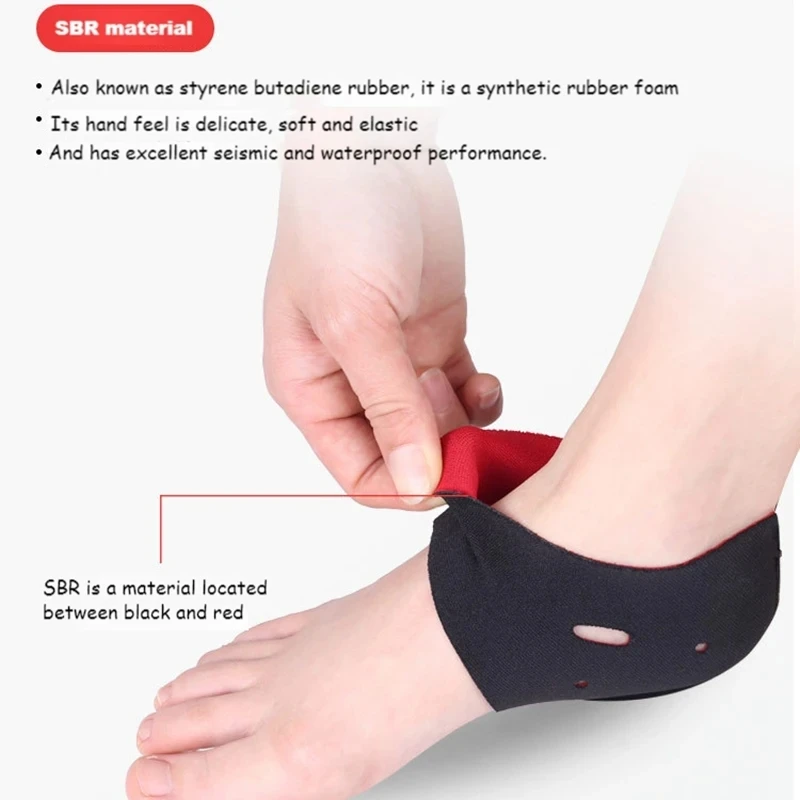 Plantilla ortopédica para fascitis Plantar, Protector de talón, funda cálida, cojín para el cuidado de los pies, soporte para el tobillo, inserciones para aliviar el dolor