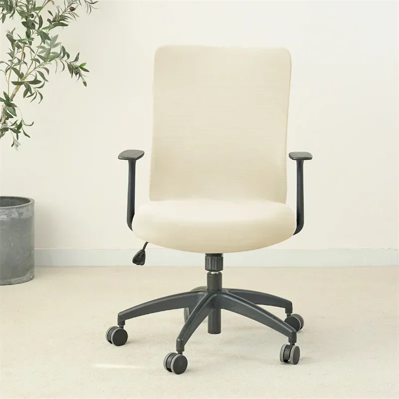 1PC Einfarbig Büro Sessel Abdeckung Stretch Spandex Computer Stuhl Abdeckungen Lift Rotierenden Stuhl Fall Funda Silla Escritorio – Detail 11
