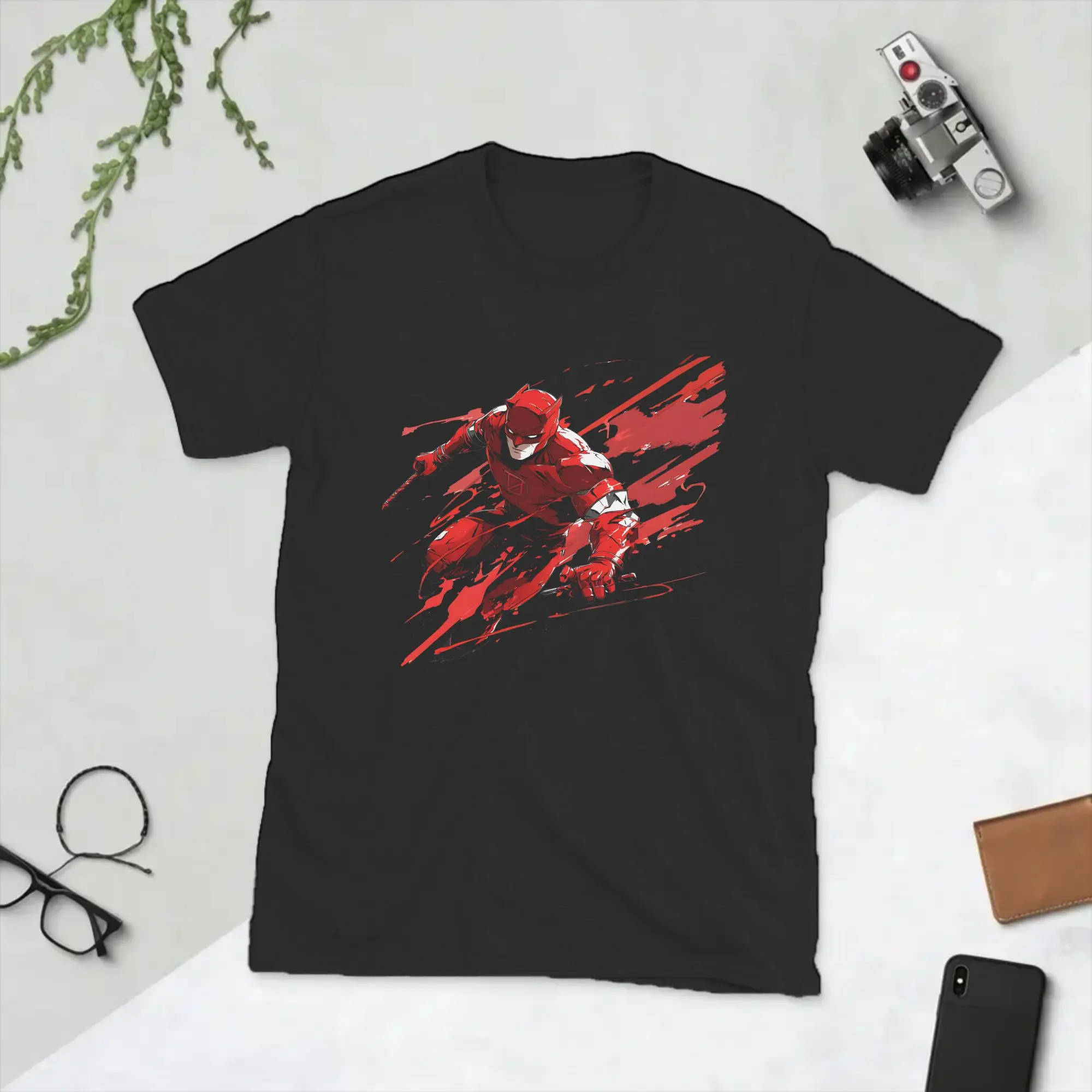 Funny Daredevils Anime Cartoon T-Shirts for Men Round Collar Pure Cotton T Shirt  Short Sleeve Tee Shirt New Arrival Tops