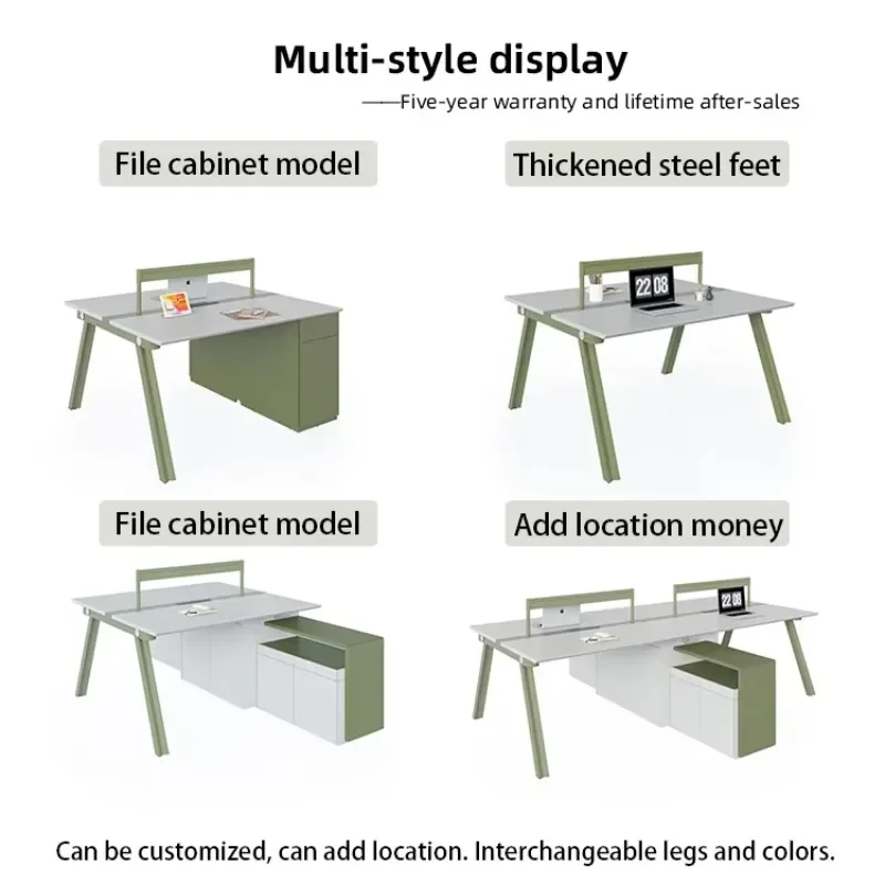 Travail Staff Office Partition Desk Cubicle Workstation for Commercial Office Furniture Modular Office Table and Chair Set