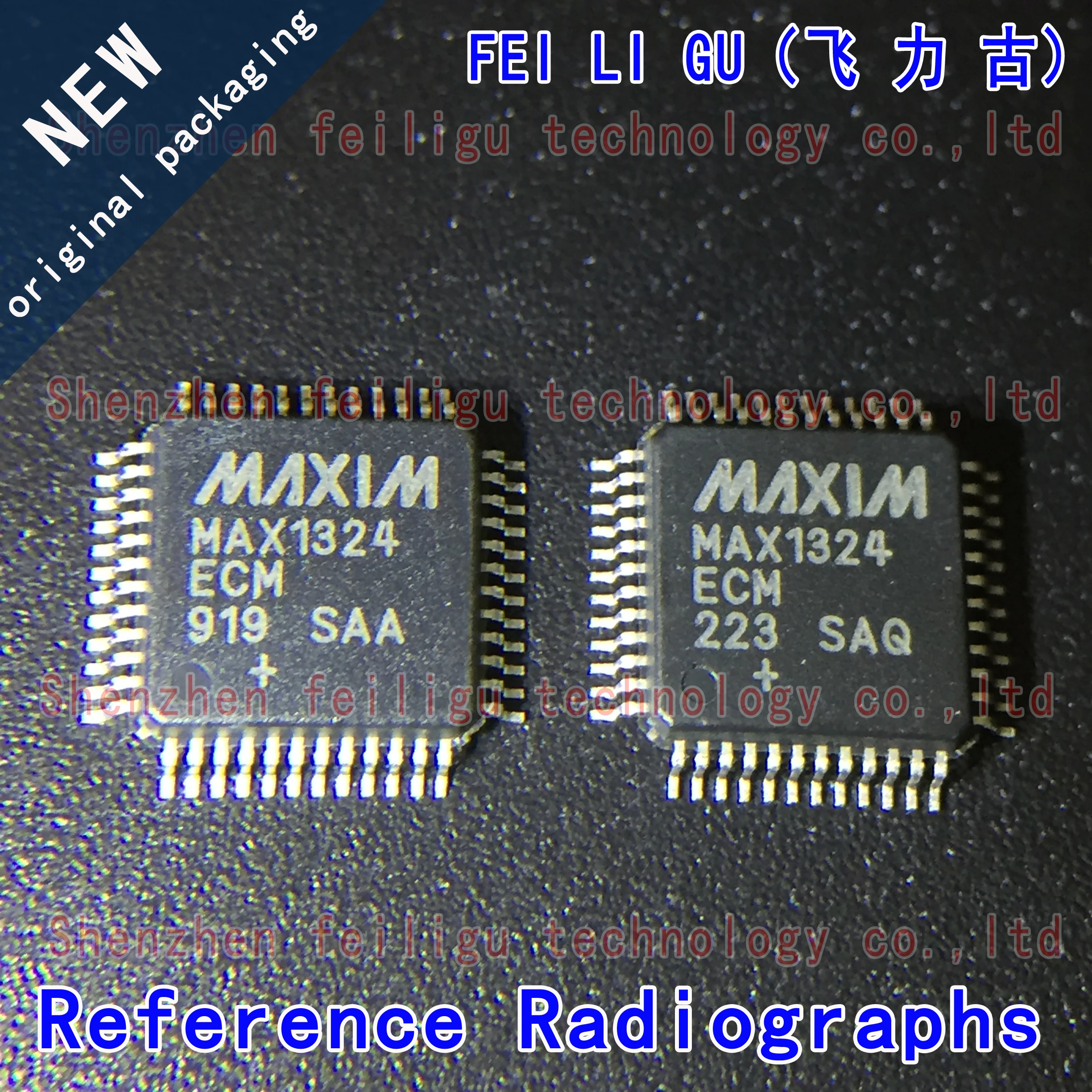 MAX1324ECM + T MAX1324ECM MAX1324 paquete: 14 bits LQFP48 ADC de chip, 100% nuevo y original, de 1 a 10 piezas