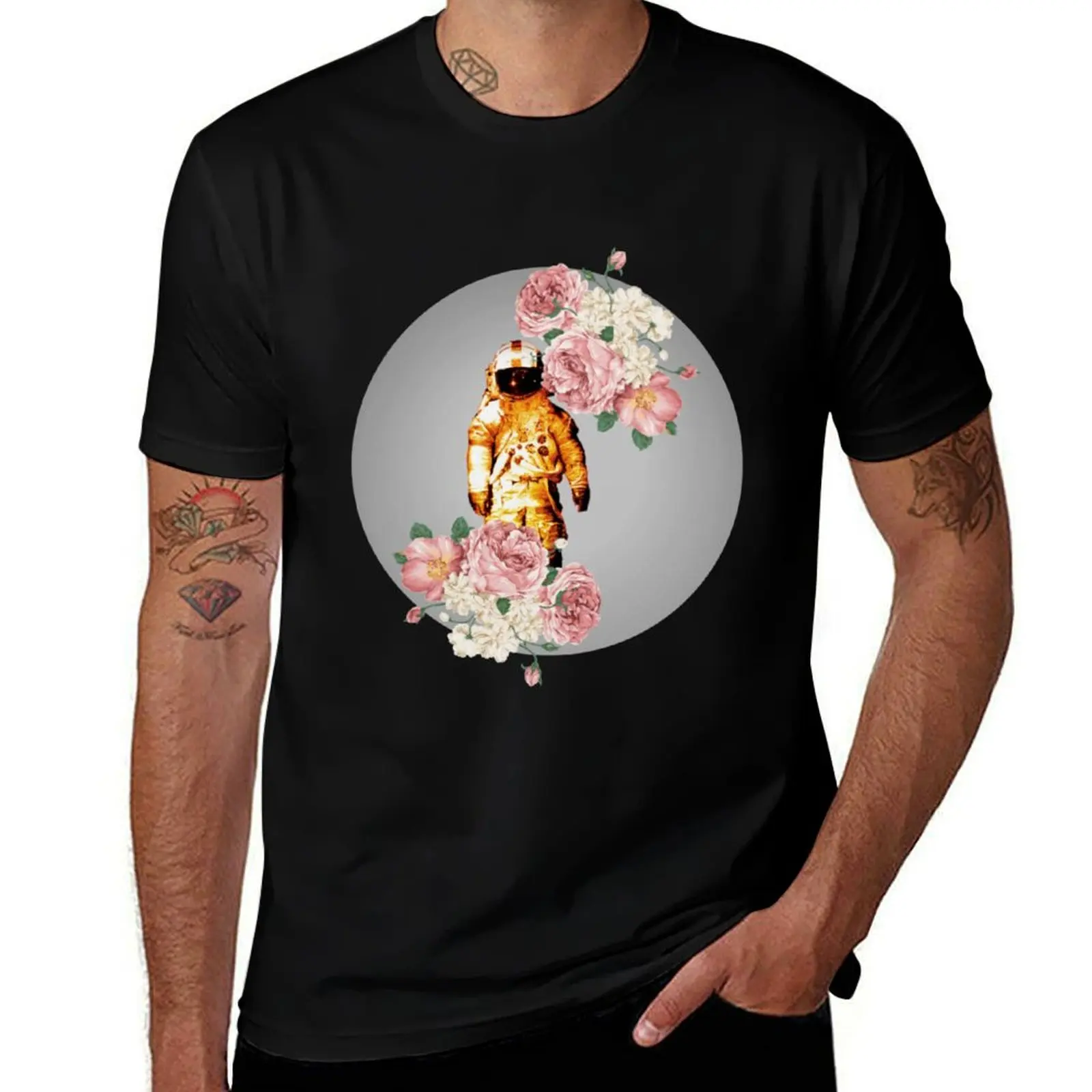 

Deja Entendu - Flowers T-Shirt man t shirts for men cotton t shirts man 100% T-Shirt