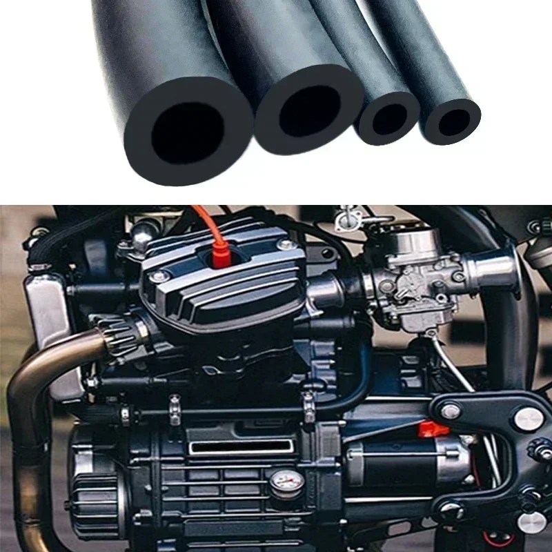1/3Meter NBR Black Fuel Hose Oil Resistant Tube Heat-Resistant Flexible Soft Rubber Pipe for Petrol and Diese ID 2/3/4/5/6/7/8mm