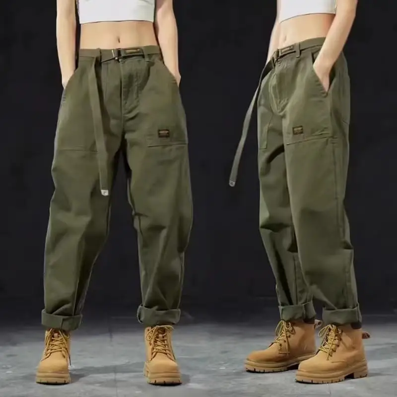 

Свободные прямые повседневные брюки для мужчин, весенне-осенняя рабочая одежда, устойчивые к ношению и грязи, повседневные брюки для авторемонта