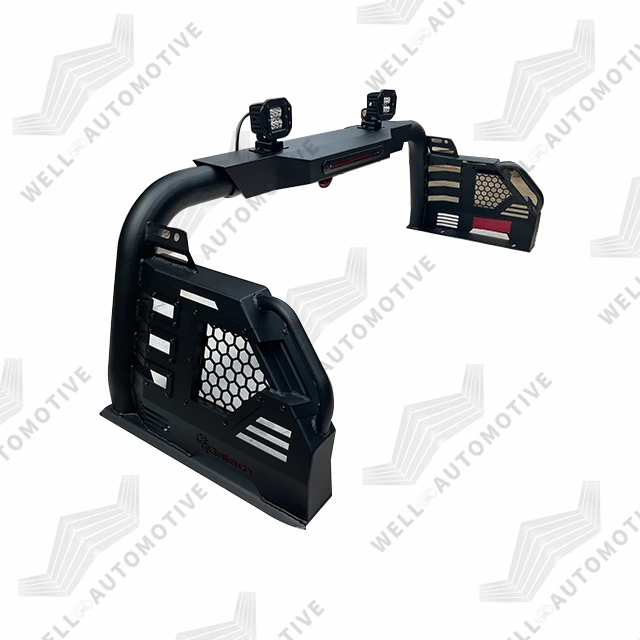 

High quality 4x4 Parts Iron Roll Bar with led Replacement Sport Bar For Silverado black Roll Bars For Universal Pickups