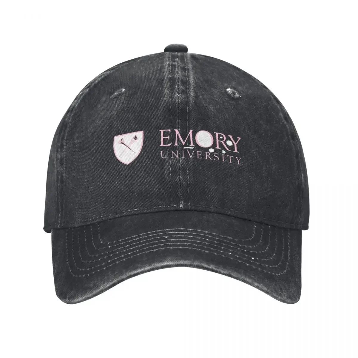 Pink Emory University Logo Baseball Cap Golf Sun Cap Baseball For Men Women's