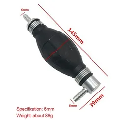Boats Cars Convenient Design Transfer Pump Fuel Pump Hand Primer Siphon Secure And Leak Free Installation Package Content