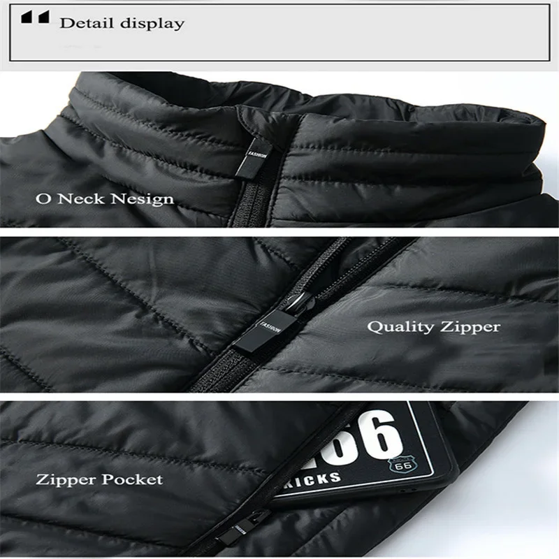 Imagem -04 - Colete Aquecido Elétrico Usb para Homens e Mulheres Colete Térmico Tático 13 a 11 Áreas Aquecidas Jaqueta de Inverno Body Warmer 6xl