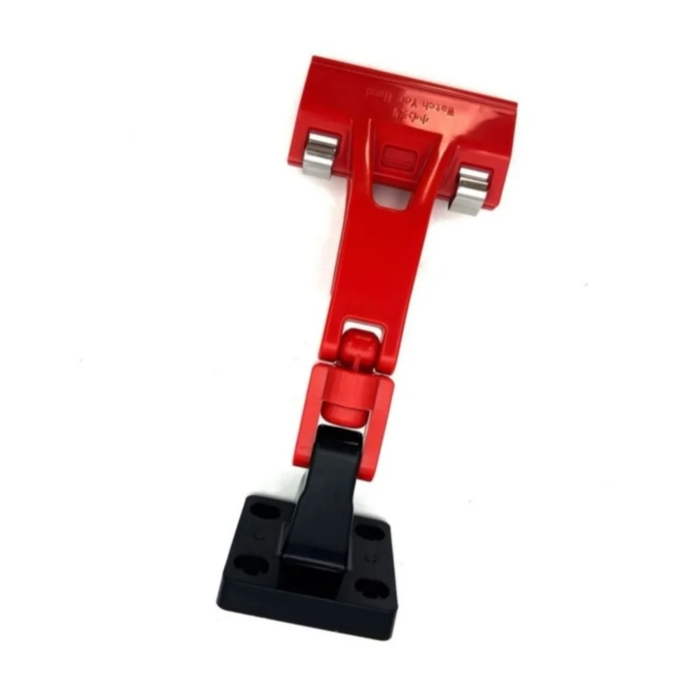 Rotatable Car Mat Cleaning Clip Wall Mounted for Towels Cleaning Supplies 4 Pack Red Plastic No Drill Installation