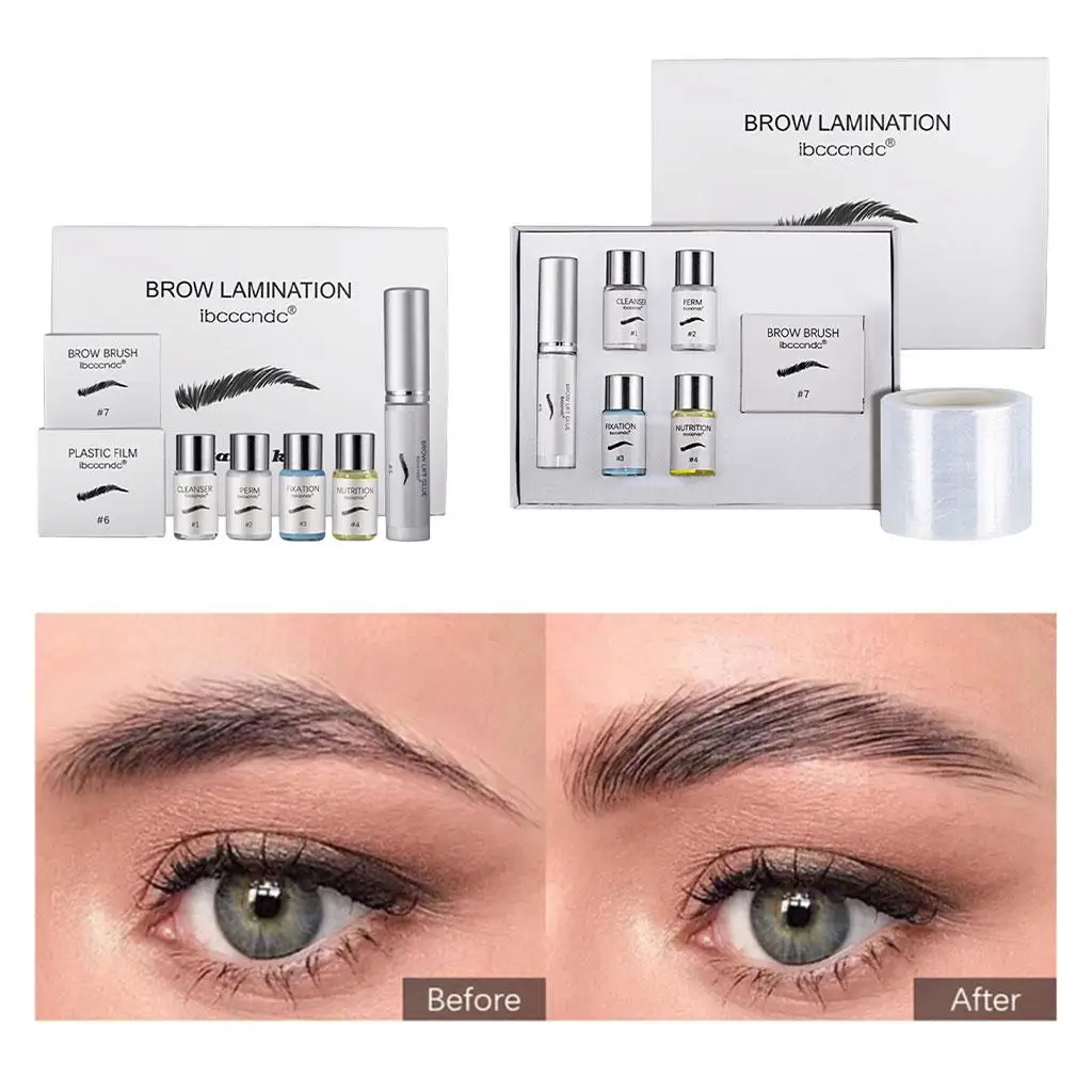 Trendy Eyebrow Lamination Kit for Brow Perming Brow Lifting DIY Brow Perm Brow Styling Girls Women makeup