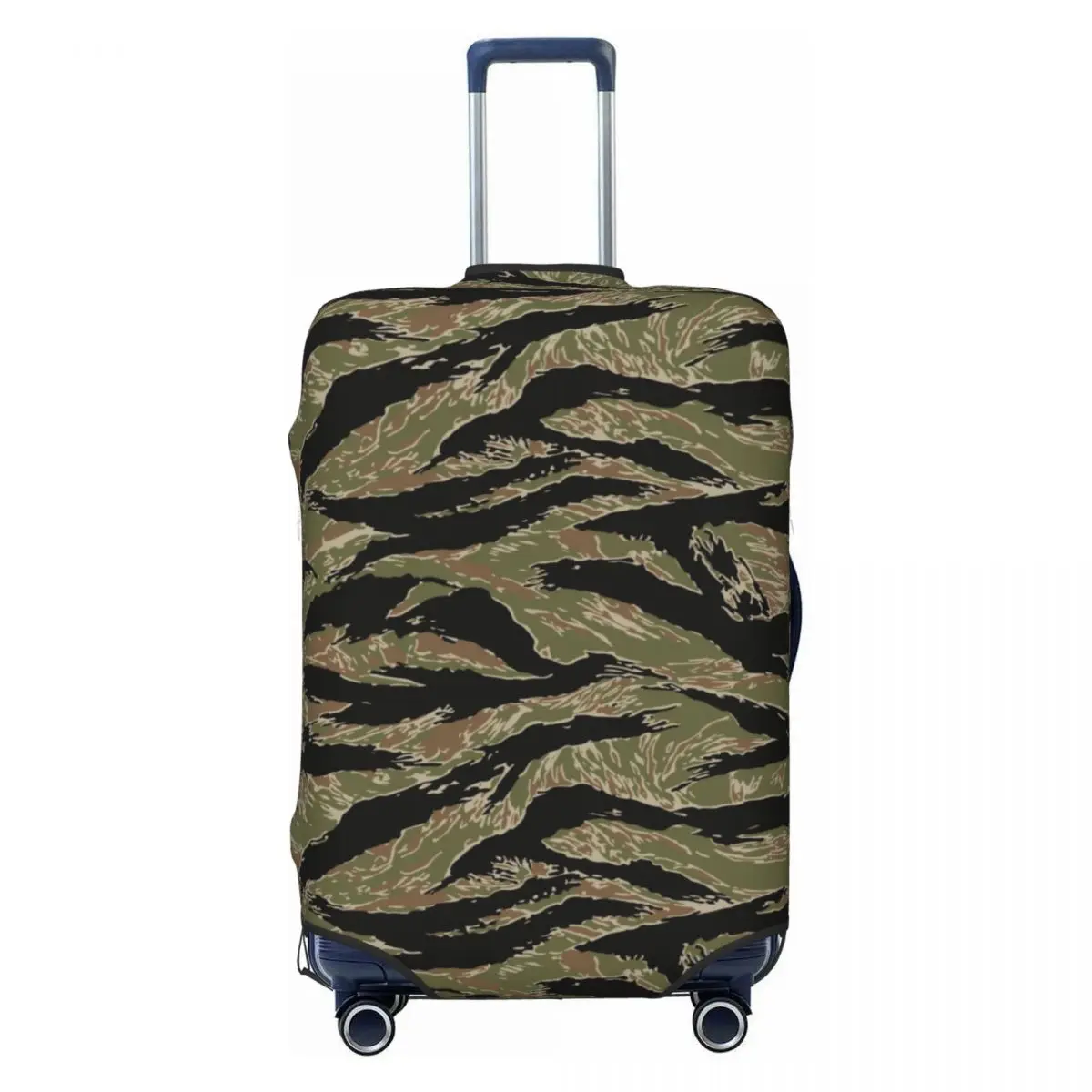 Juste de bagage camouflage à rayures de tigre, housses de valise de voyage, protecteur militaire élastique, mode personnalisée, DulCamSolomon