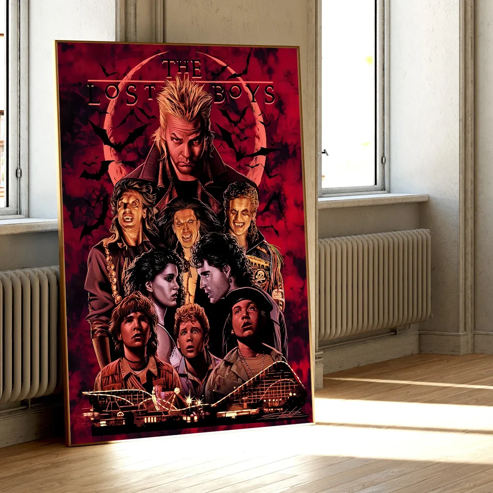 Lost Boys 1987, film, papier, plakat, jakość HD, plakat, obraz ścienny, dekoracje ścienne do pokoju do nauki