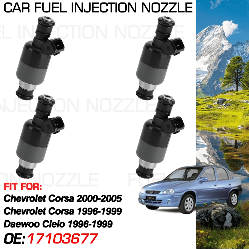 1x Car Fuel Injectors Nozzle Injection for Chevrolet Monza 1996-2003 2002 2001 2000 1999 1998 17091712 2621902 93227671 ICD00108