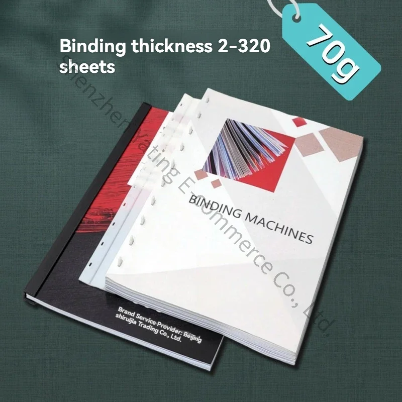 10-Hole 10-ring Binder Bookbinding Machine Binder  Clip Punch Labor-saving Edge Strip Binding Machine