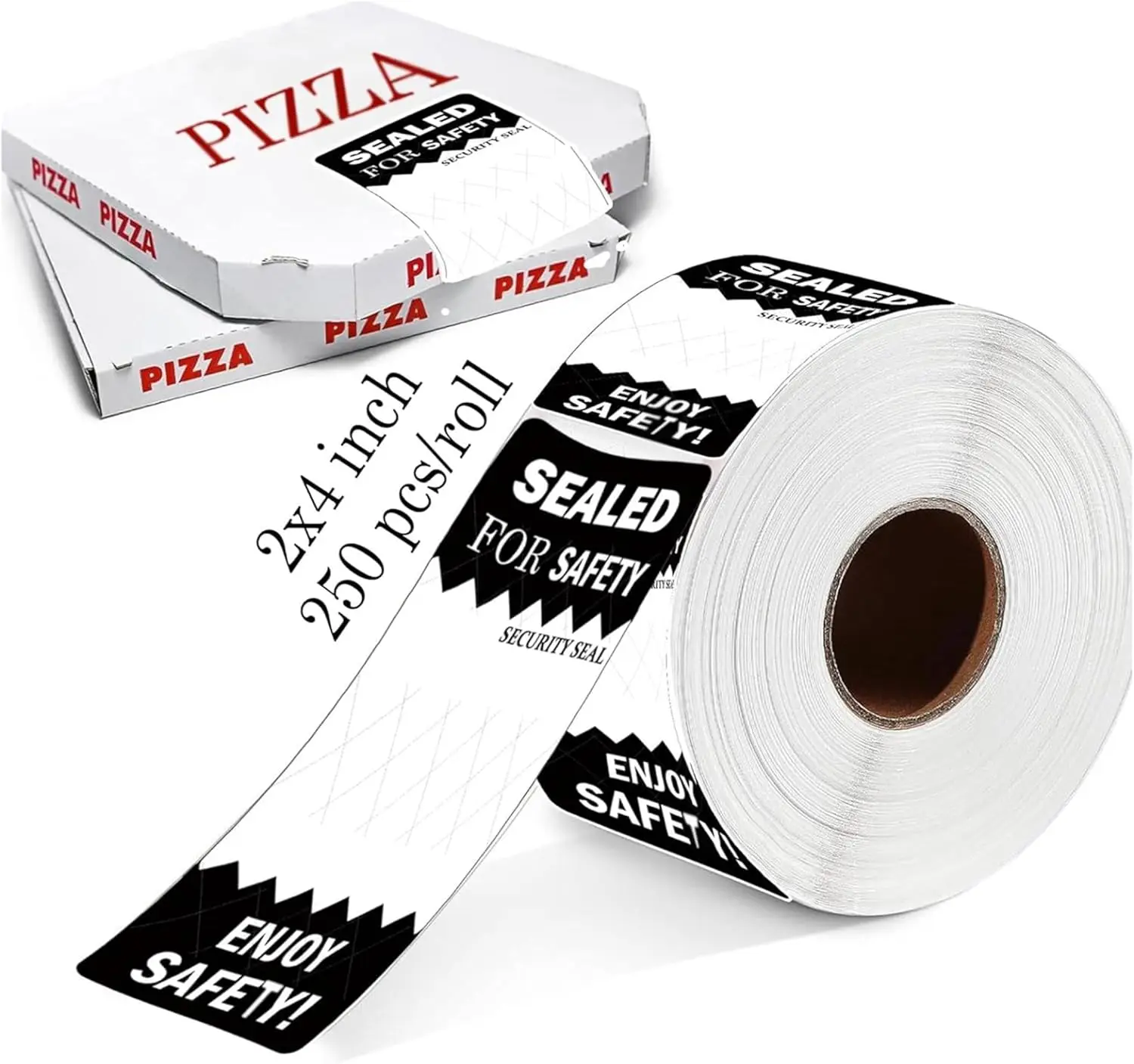 

250 шт. защитные наклейки с защитной печатью, записываемая этикетка для доставки — 2 x 4 дюйма, наклейки с защитой от несанкционированного доступа, безопасный и безопасный несанкционирующий втручання