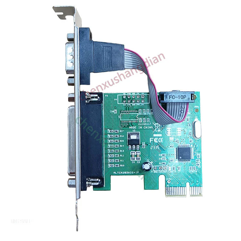 Kartu port paralel seri PCI-E kartu port COM kartu port LPT 1 Seri 1 paralel