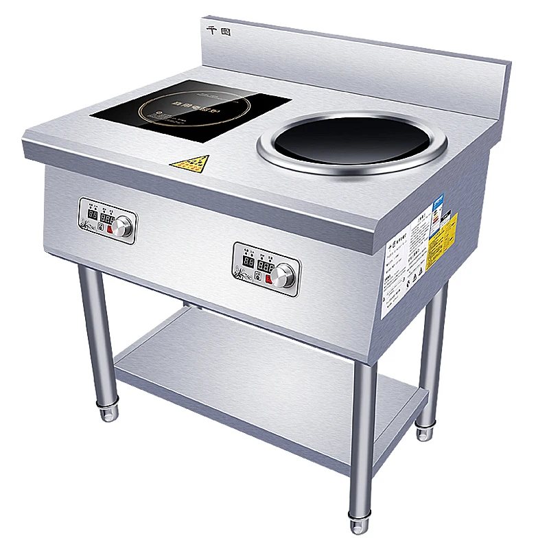 

Electromagnetic stove high-power flat concave eye combination, hotel restaurant kitchen stir-fry soup electric stove