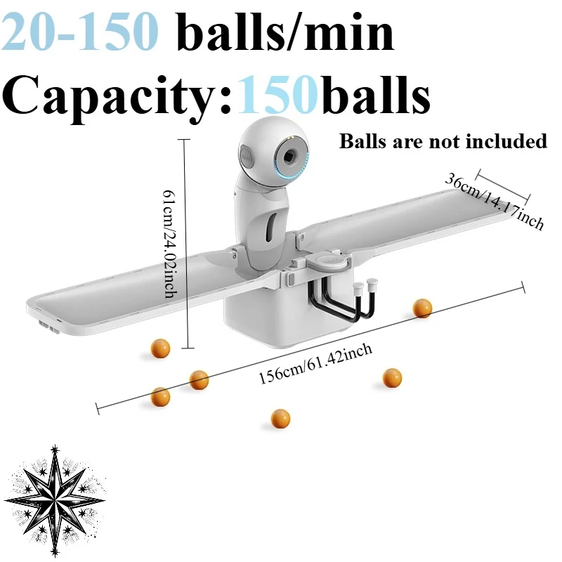 

Smart Ping Pong Ball Machine Practice Home Intelligent Programming Professional Sparring Trainer Table Tennis