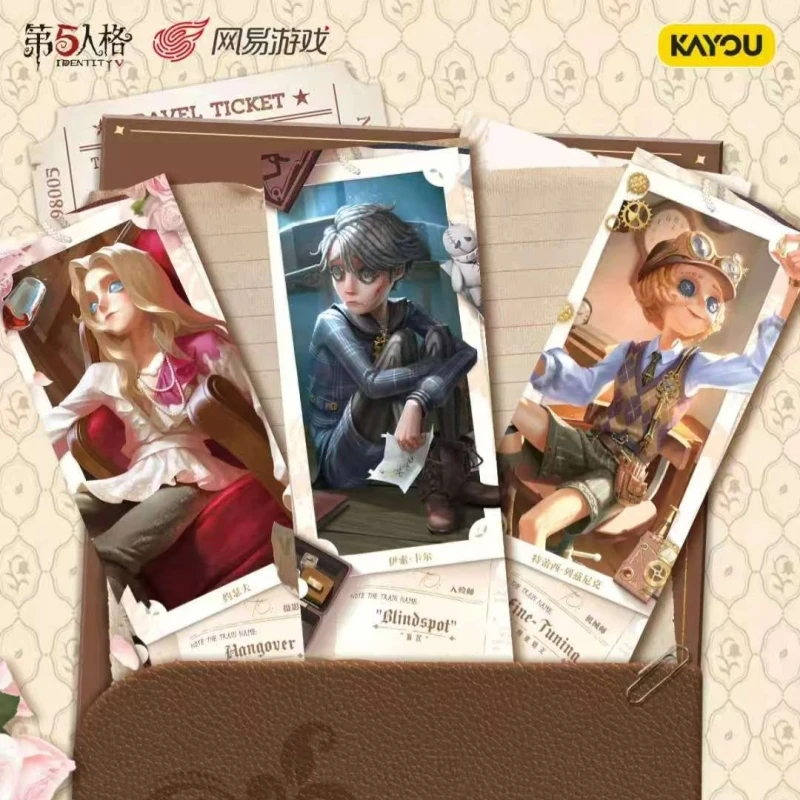 KAYOU's New Identity V Series تذكرة ليزر رسمية لعبة رعب أصلية مجموعة ألعاب محيطية تذكرة ليزر هدية العيد #3