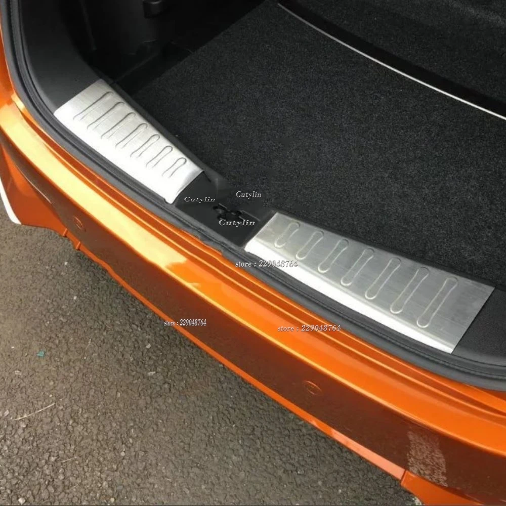 For Nissan Note E12 E-power 2016-2019 Stainless Steel Car styling Inner Rear Bumper Protector Sill Trunk Tread Plate Trim 2pcs