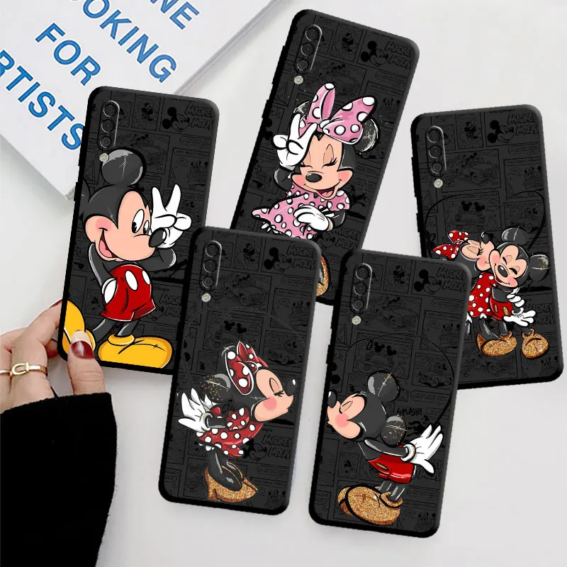 Mickey Mouse Minnie Case For Samsung Galaxy Note 20 Ultra 10 Plus 9 8 A50 A70 A30 A20 A05 A04 A03 A10 A02s A90 A04e Phone Cover