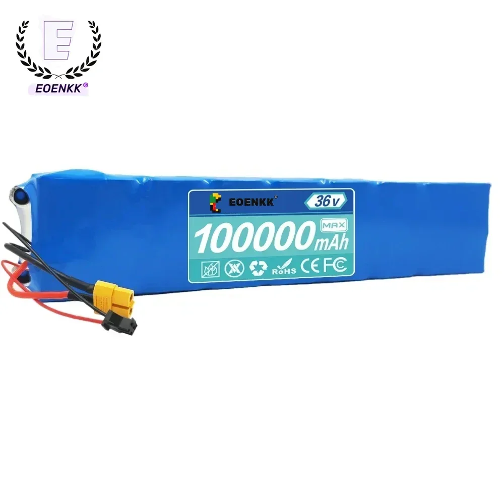 EOENKK 36V 100000mAh 36V electric scooter battery pack 18650 lithium 10S3P 36VM365 electric scooter 36V battery scooter