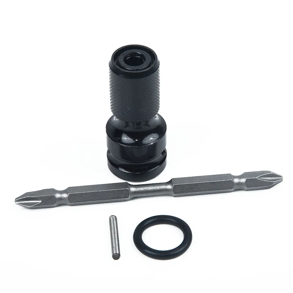 Shaft Socket Adapter Driver 4pcs/Set Nut-on bit 100mm Steel Screw Extension Drill Bit Wrench 1/2\\\