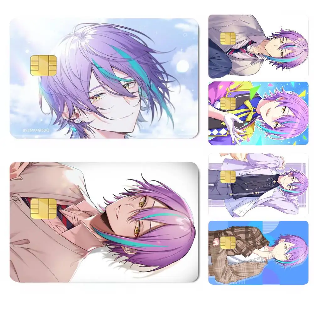 Kamishiro Rui Badge On Backpack Accessories Credit Card HD Stickers Easy to replace, change card style anytime as you like