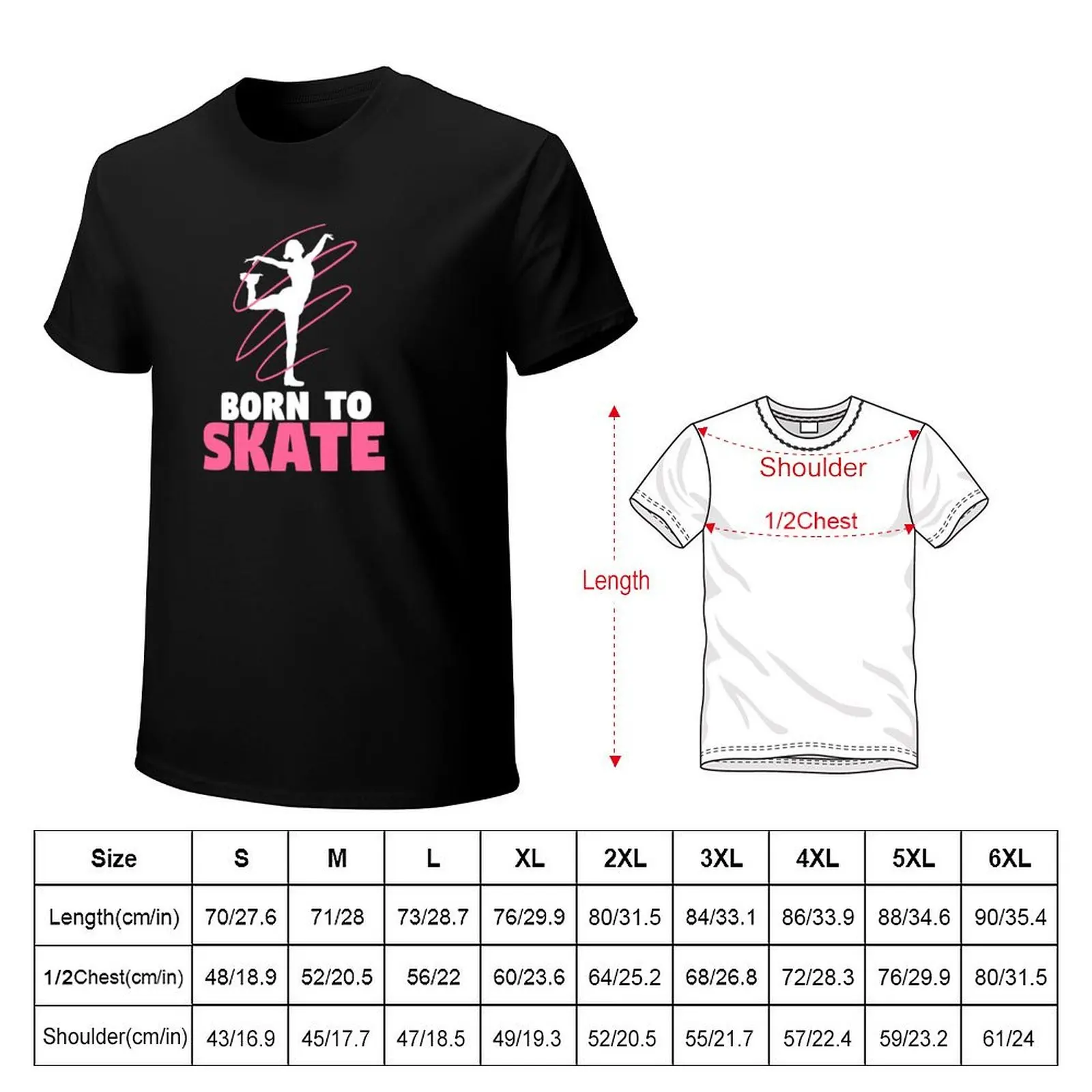 Figure Skating Ice Skating Skater Winter Sport T-Shirt blacks korean fashion funnys mens white t shirts