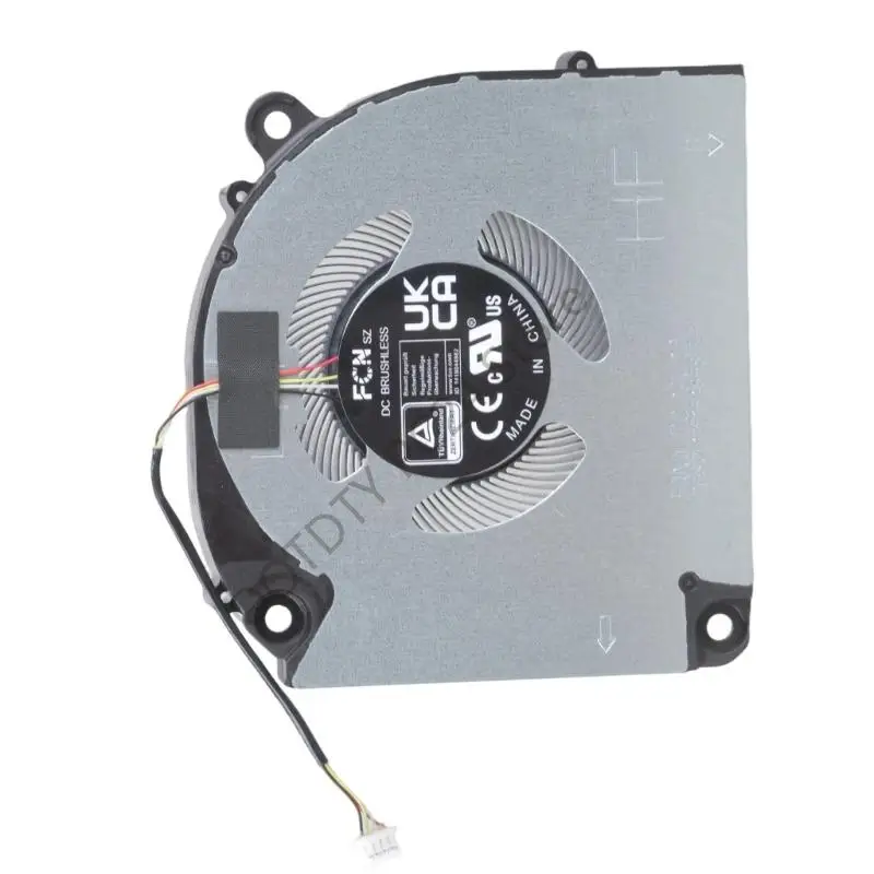 H7BA แล็ปท็อป CPU Cooling พัดลมที่เข้ากันได้กับรุ่นส่วนใหญ่เสียงต่ำใช้งานพัดลมโลหะ