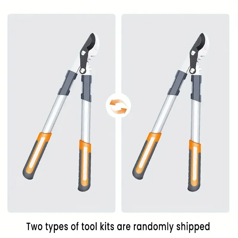 ギア操作の切断システムを備えた剪定ばさみのバイパス、30mmより厚い枝の切断、SK-5鋼の刃とtef、17.72\