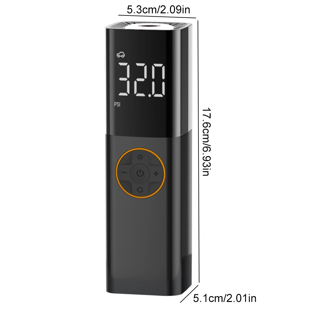 150PSI Portable Car Inflator Pump Digital Display Auto Electric Pump Electric Air Pump for Automobile Bicycle Ball