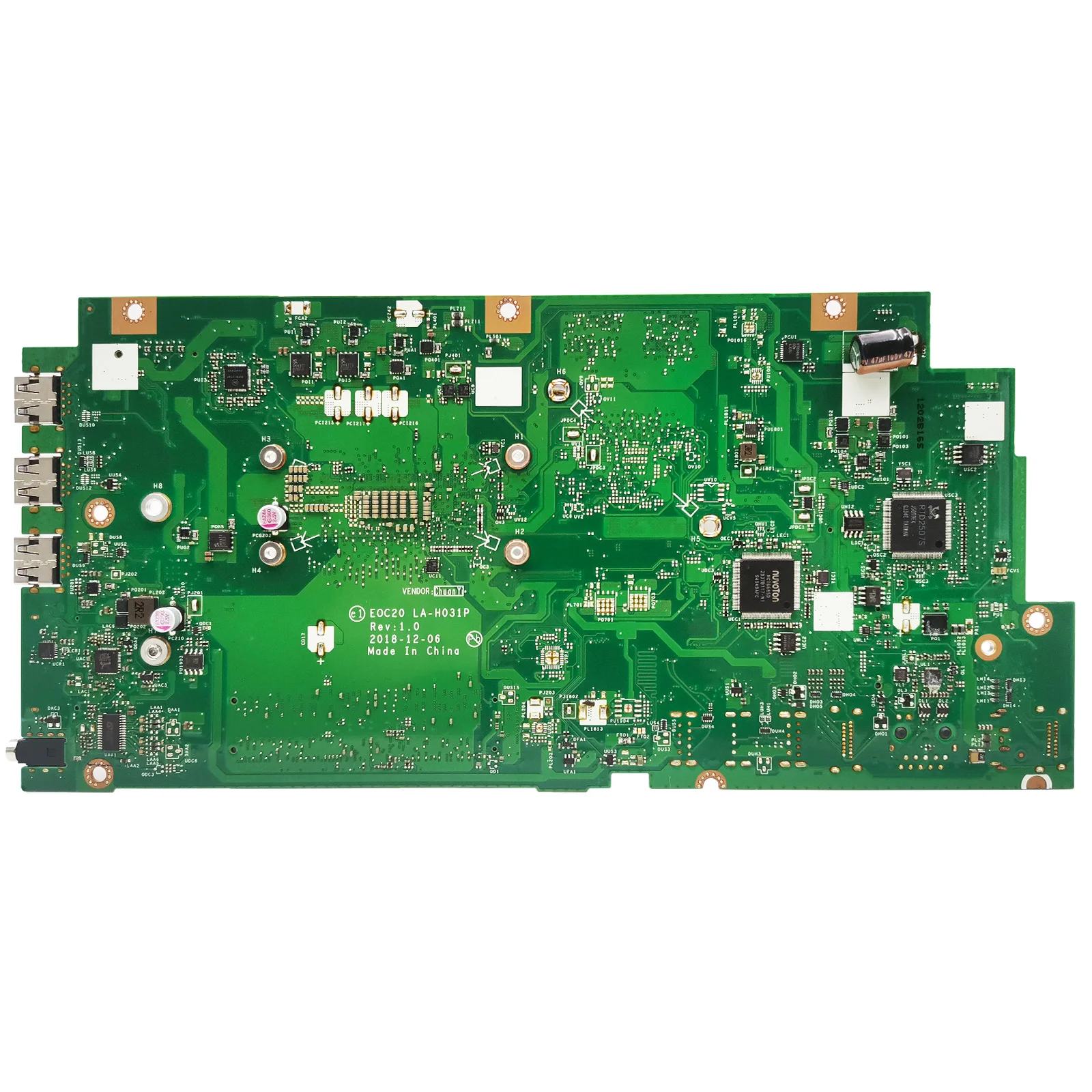 Carte mère A340-24IWL pour Lenovo AIO A340-22IWL LA-H031P 5B20U54062 5B20U53942 i3 8th carte mère tout-en-un