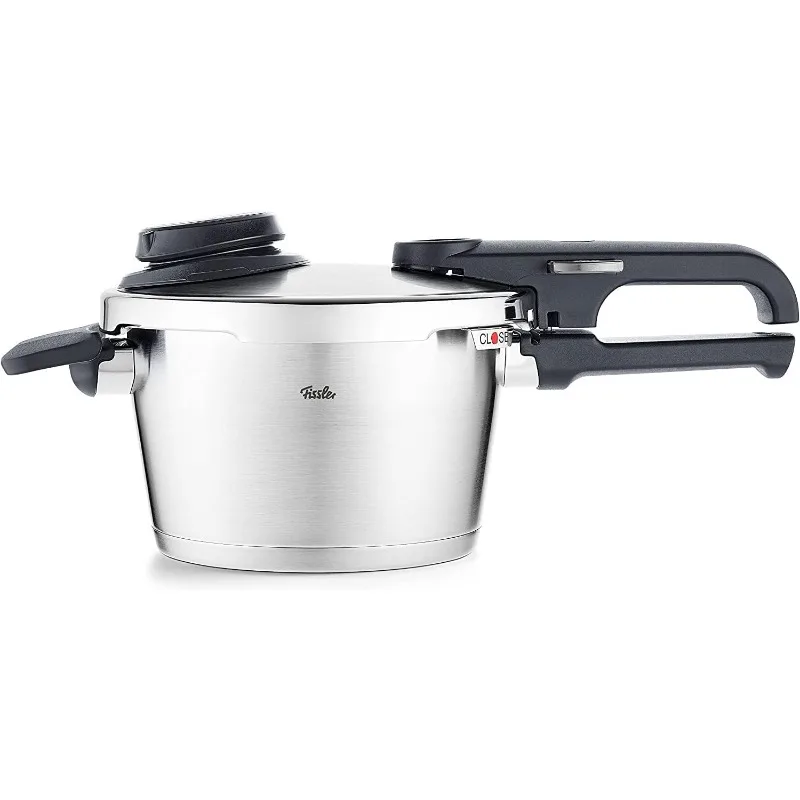 Fissler Vitavit Premium Pressure Cooker with Steamer Insert, 2.6 Quart