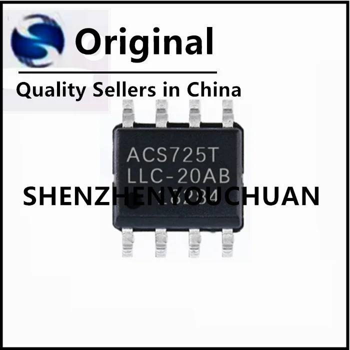 

(1-100piece)ACS725LLCTR-20AB-T ACS725T 20A SOP-8 Current Sensors ROHS IC Chipset New Original