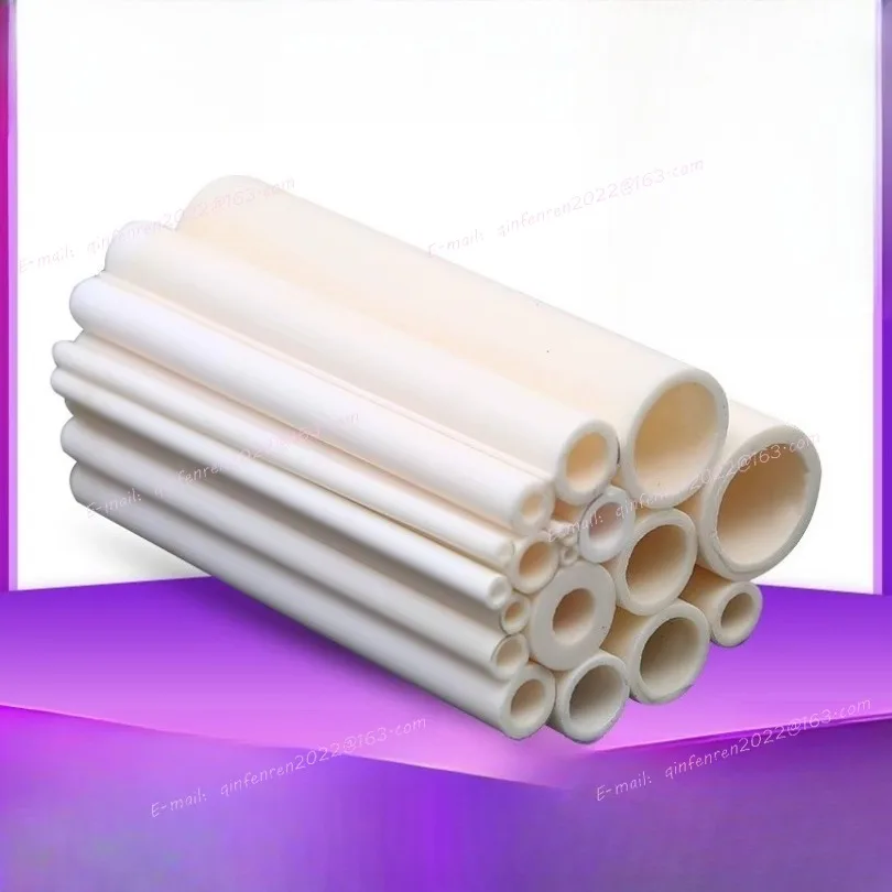1pc 0.4mm-3mm Alumina ceramic tube Hollow insulating rod capillary pipe Thermocouple protection tube 100mm length