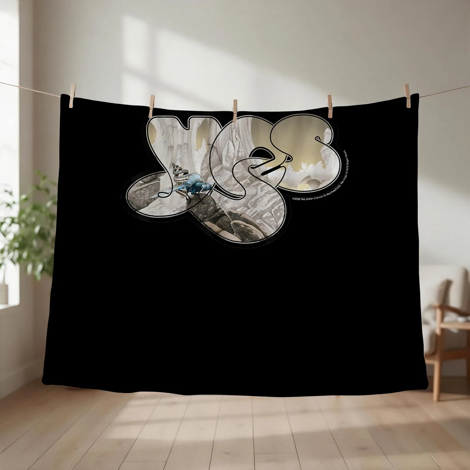 Yes - Relayer Logo Throw Blanket couch cozy soft plush fuzzy picnic outdoor blanket