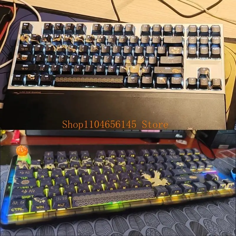 5asd 108 teclas PBT sublimações perfil original teclados keycap 60 80 61/64/68/75