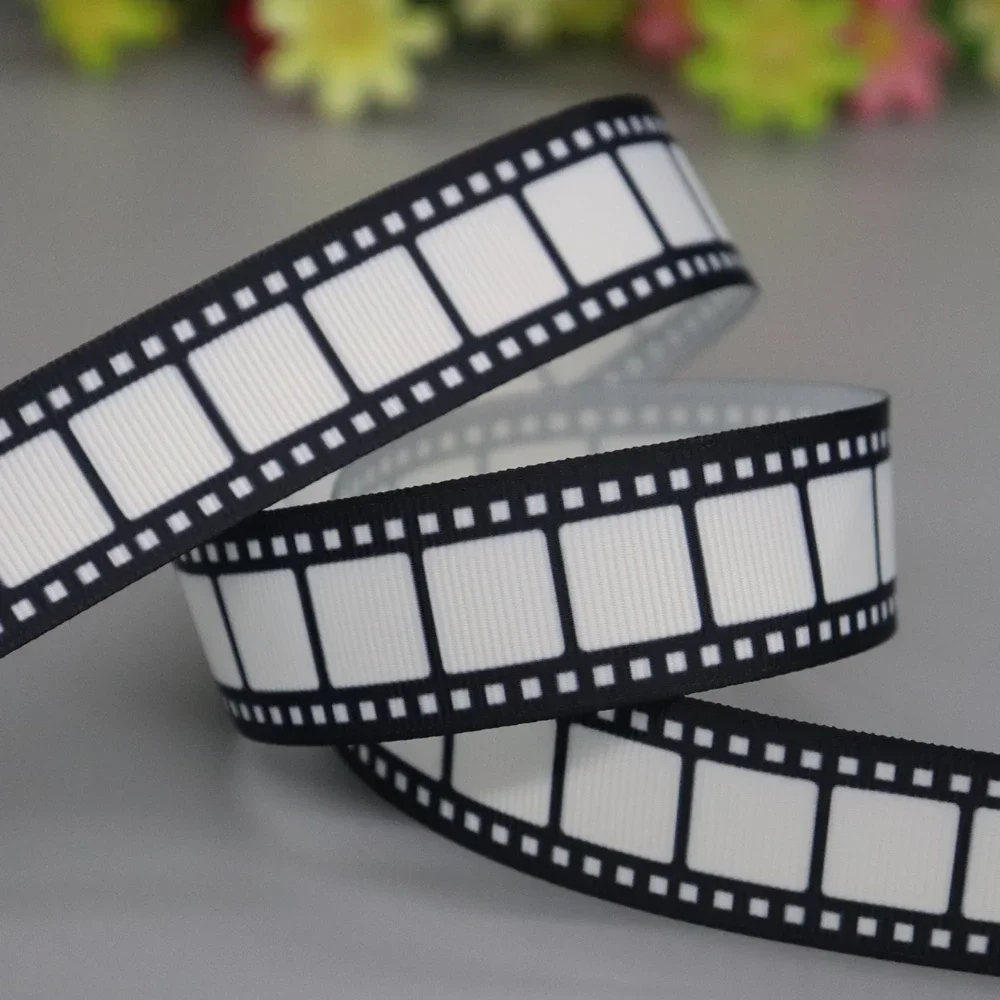 DHK 7/8 \'\'5 yardas película impresa cinta de grogrén accesorios sombreros decoración Collar DIY artesanía de costura C2642