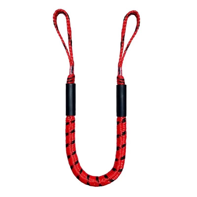 AB34-2Pcs Boat Bungee Dock Lines Boat Marine Rope For Kayak Jet Ski Dock Boating Bungee Dock Line Anti-Corrosion Accessories