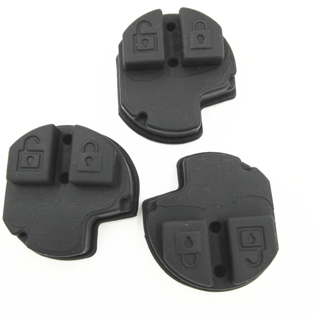 Pulsante di ricambio in gomma per telecomando Fob per Suzuki Grand Vitara Swift Ignis Alto Sx4 Chiave di copertura in silicone per telecomando a 2