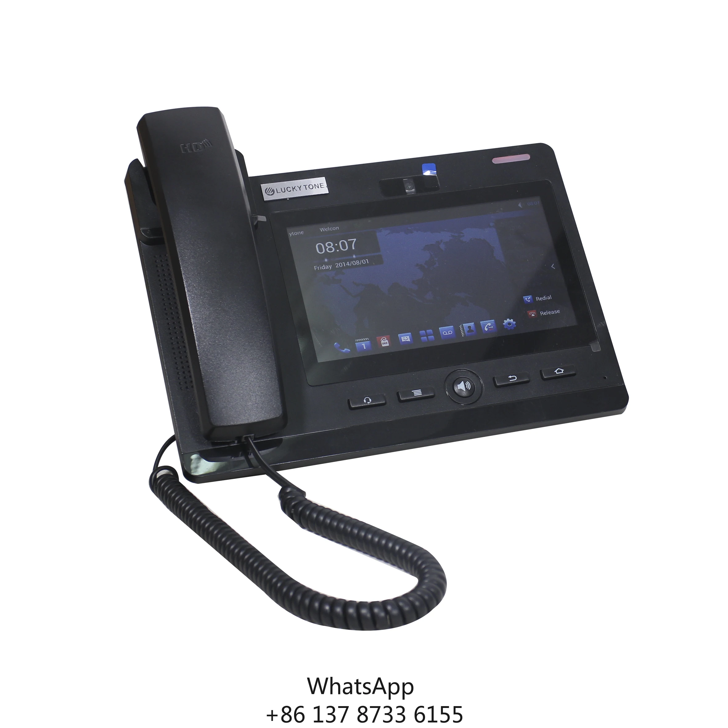 

Настольный телефон PA Public SIP с протоколом SIP-T06 Настольный смарт-видеотелефон с системой Android SIP