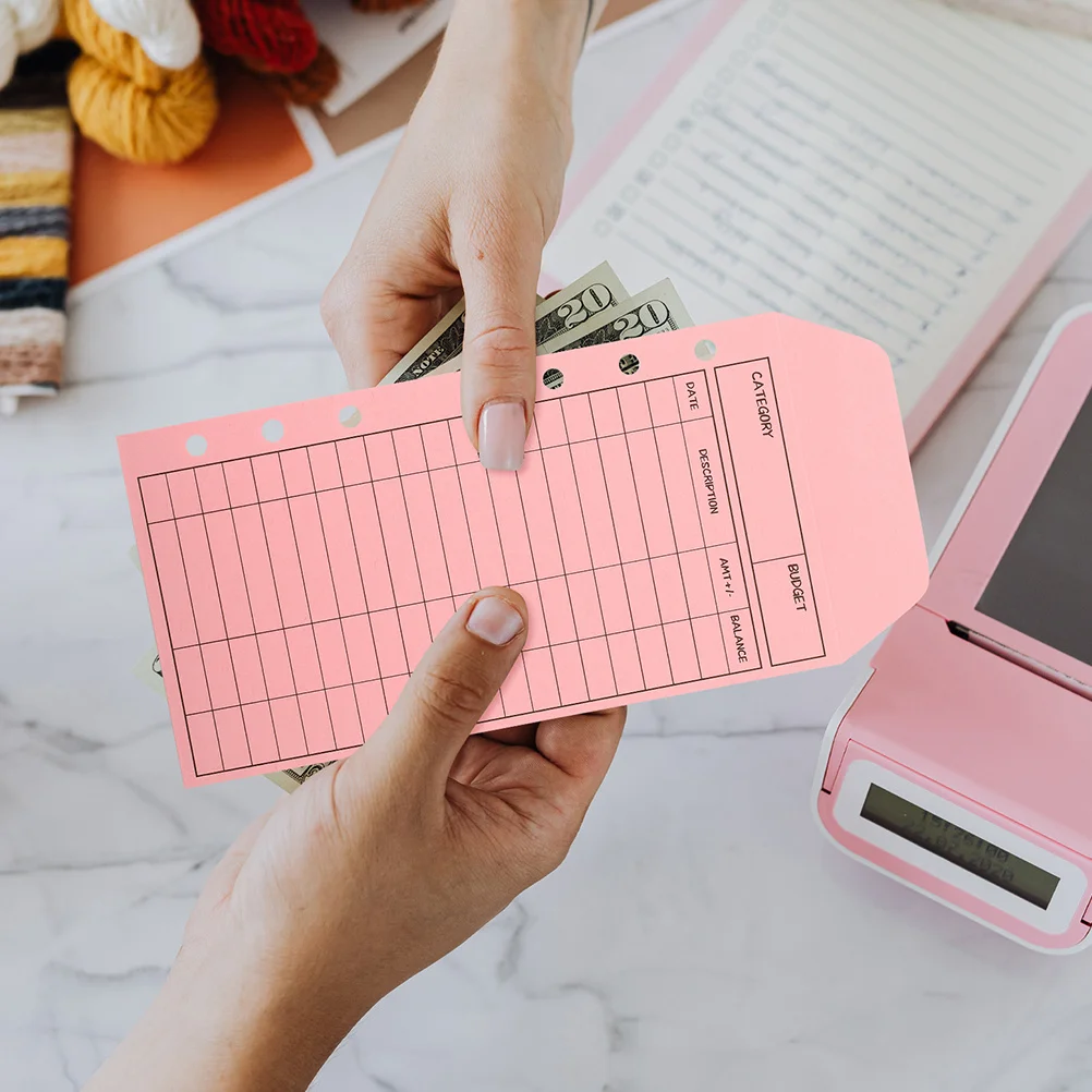 36Pcs Budget Sheets Envelopes Colorful Kraft Paper Lightweight Cash Envelopes for Organizing Stamps Checks Notes