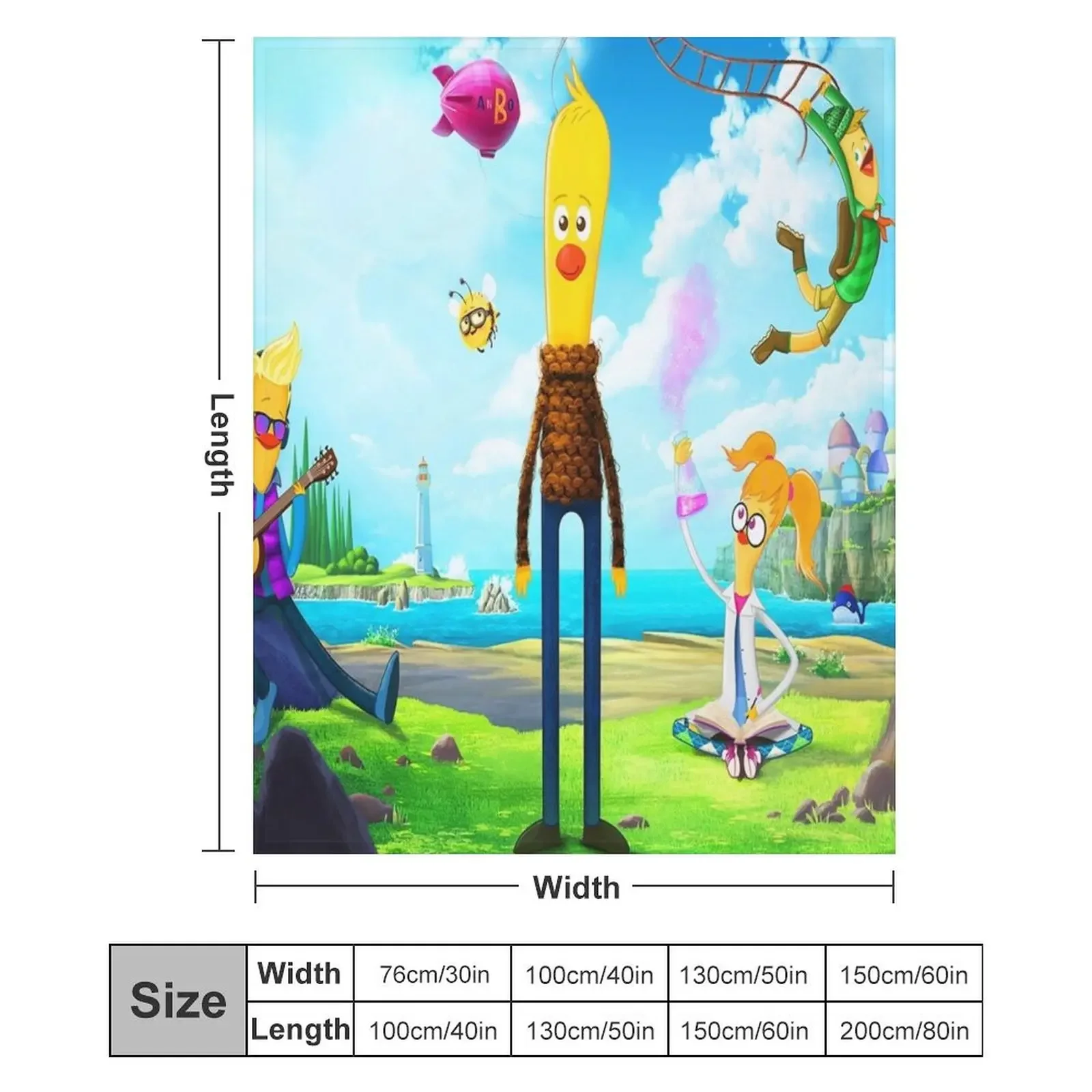 Archibald's Next Big Thing Gift For Fans archibald's next big thing characters Throw Blanket Moving sofa bed Polar Blankets