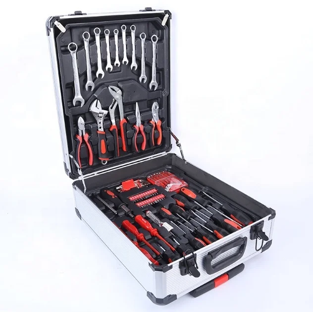 wrench set tools 187-piece toolbox torque wrench multitool precision screwdriver sets other vehicle tools set box